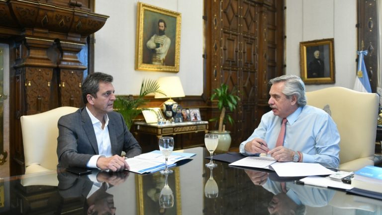 Alberto Fernández se reunió con Massa para evaluar las medidas y la “hoja de ruta”