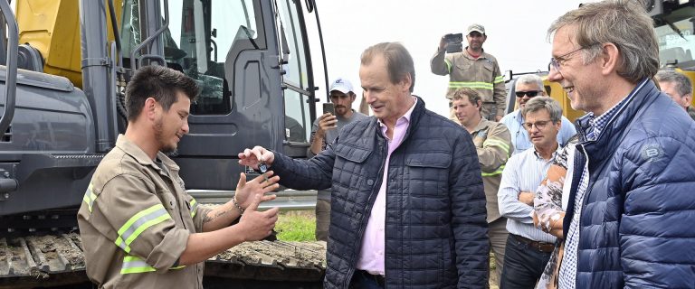 Bordet y Bahillo inauguraron la readecuación del camino que une las rutas 127 y 12 en el departamento La Paz