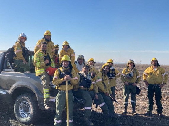 Entre Ríos puso brigadistas a disposición del Sistema Nacional de Manejo del Fuego