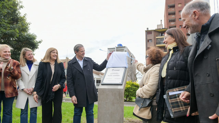 Con una jornada de promoción de la salud, habilitaron la Plaza Alberdi
