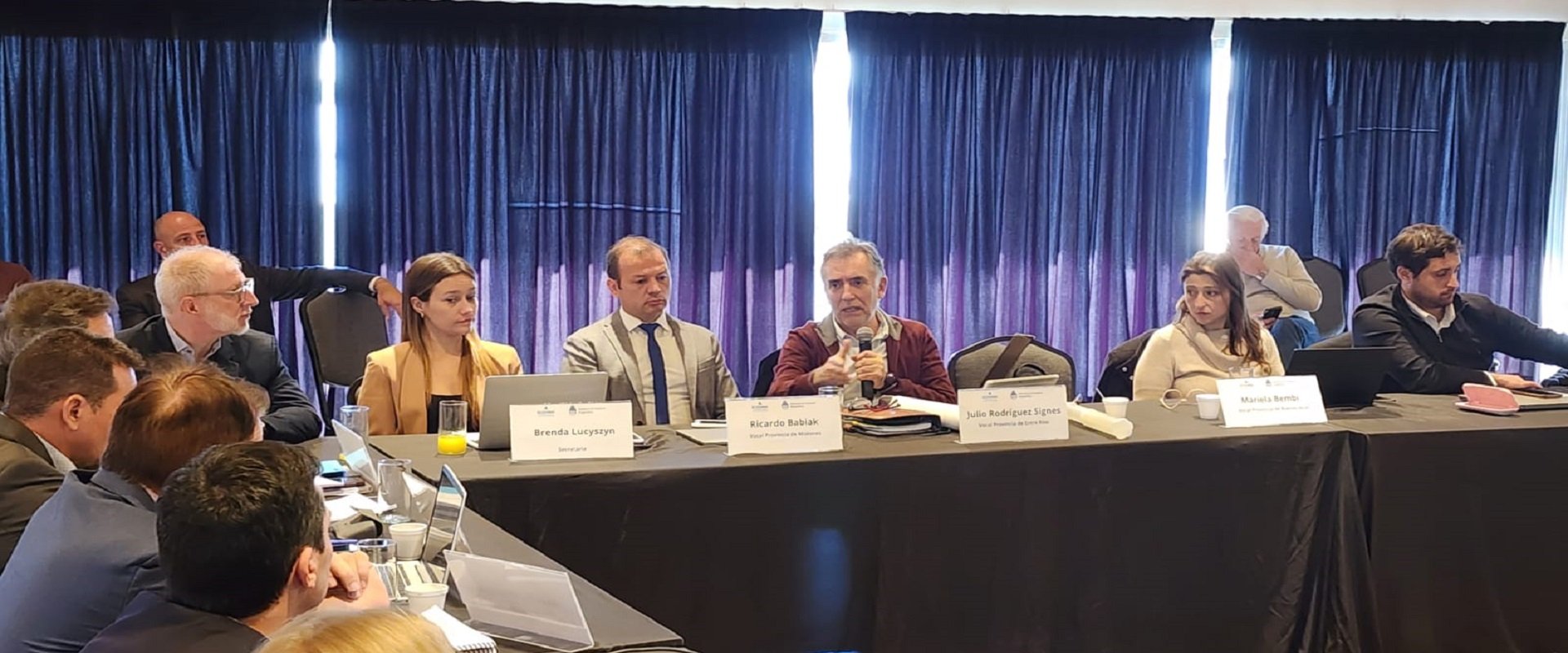 Entre Ríos participa en la sexta reunión del Ente de Gestión y Control de la Vía Navegable