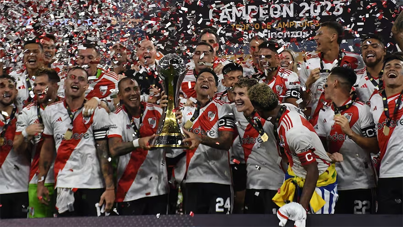 Con la consagración en el Trofeo de Campeones, River se clasificó a una nueva final