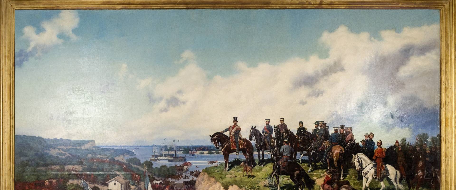 Habrá visitas guiadas sobre la historia de la Batalla de Caseros y el cuadro de Emilio Caraffa