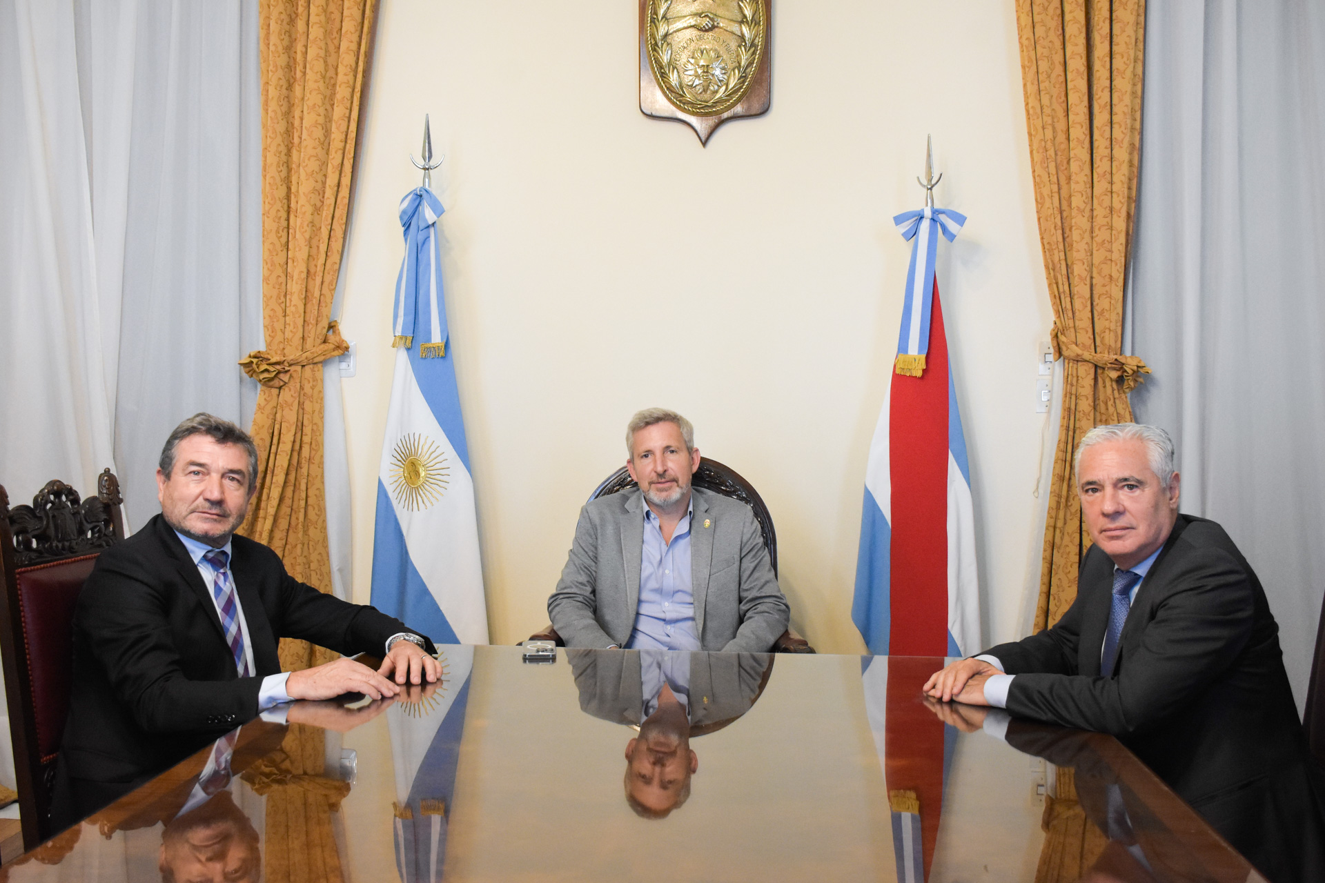 Frigerio y el presidente de la Suprema Corte de Justicia de Buenos Aires dialogaron sobre seguridad y justicia