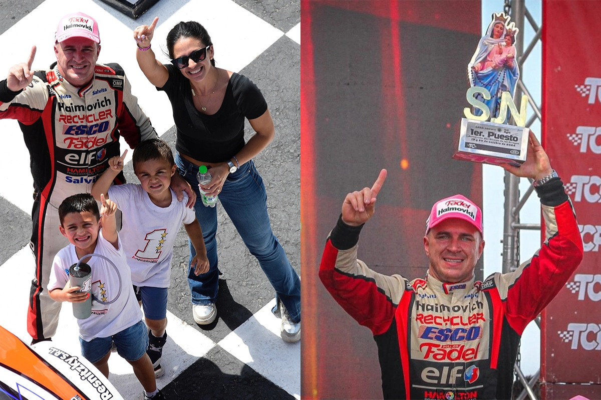 Mariano Werner festejó en familia su triunfo en el TC: “Vamos a dejar todo”