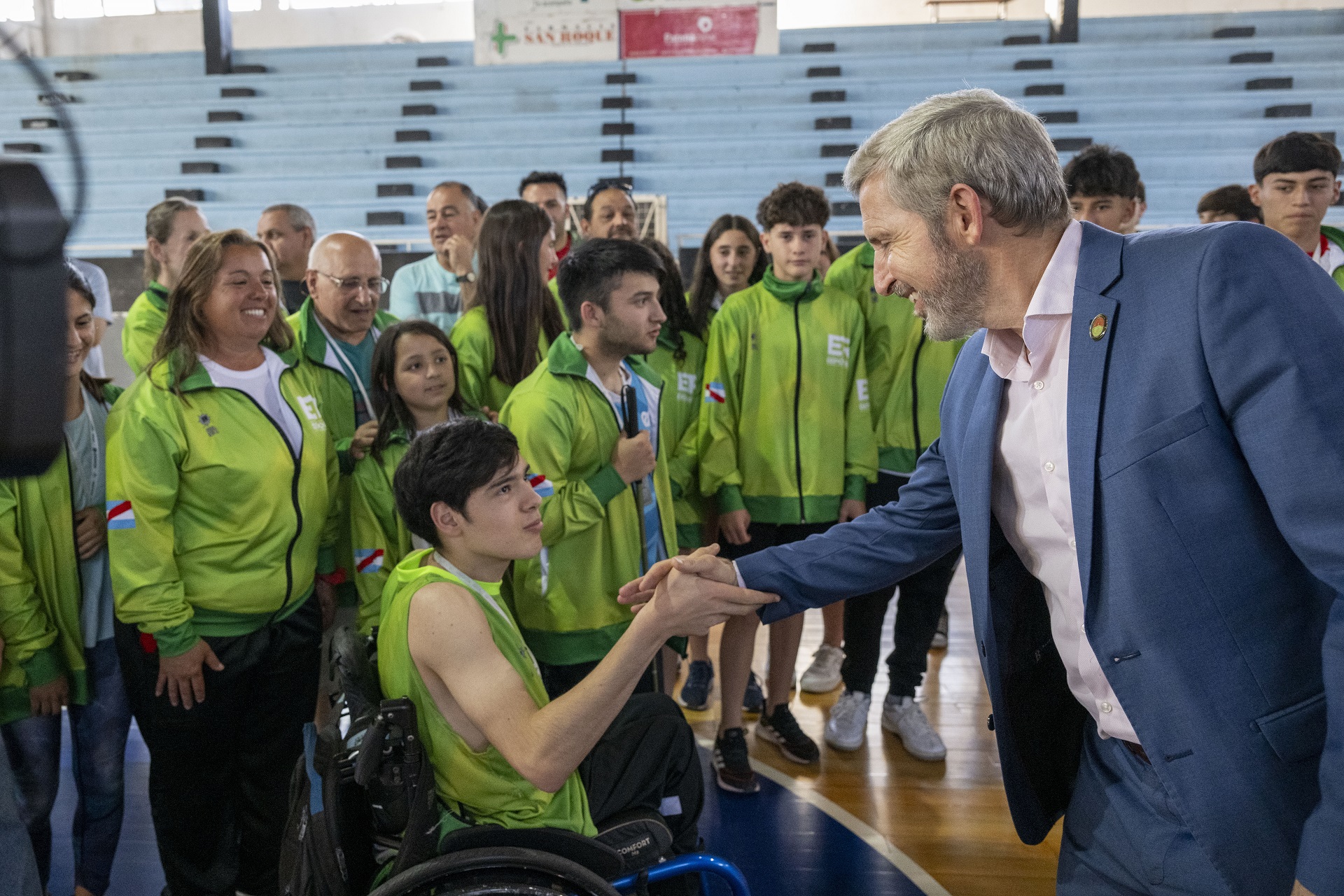 El gobernador felicitó a los representantes de Entre Ríos en las Finales de los Juegos Deportivos Evita