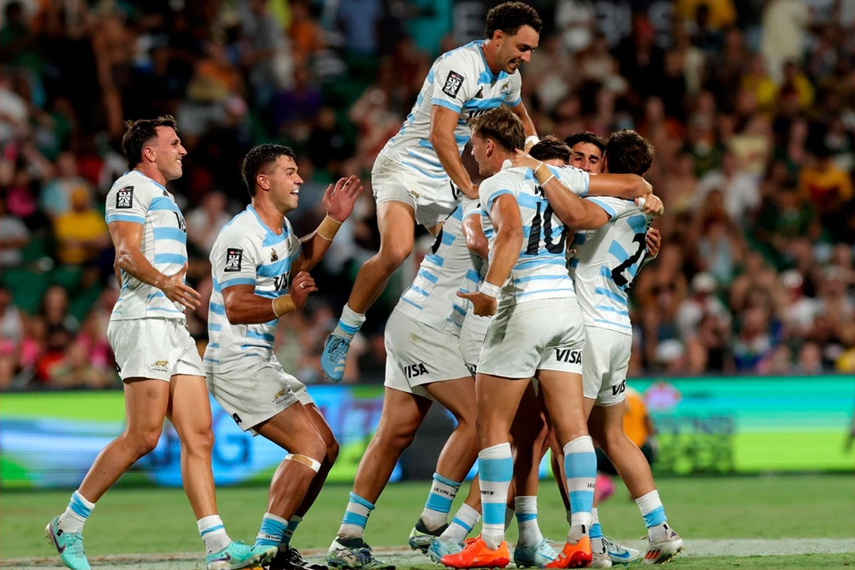 Pumas bicampeones: aplastaron a Australia y retuvieron el título en el Seven de Perth