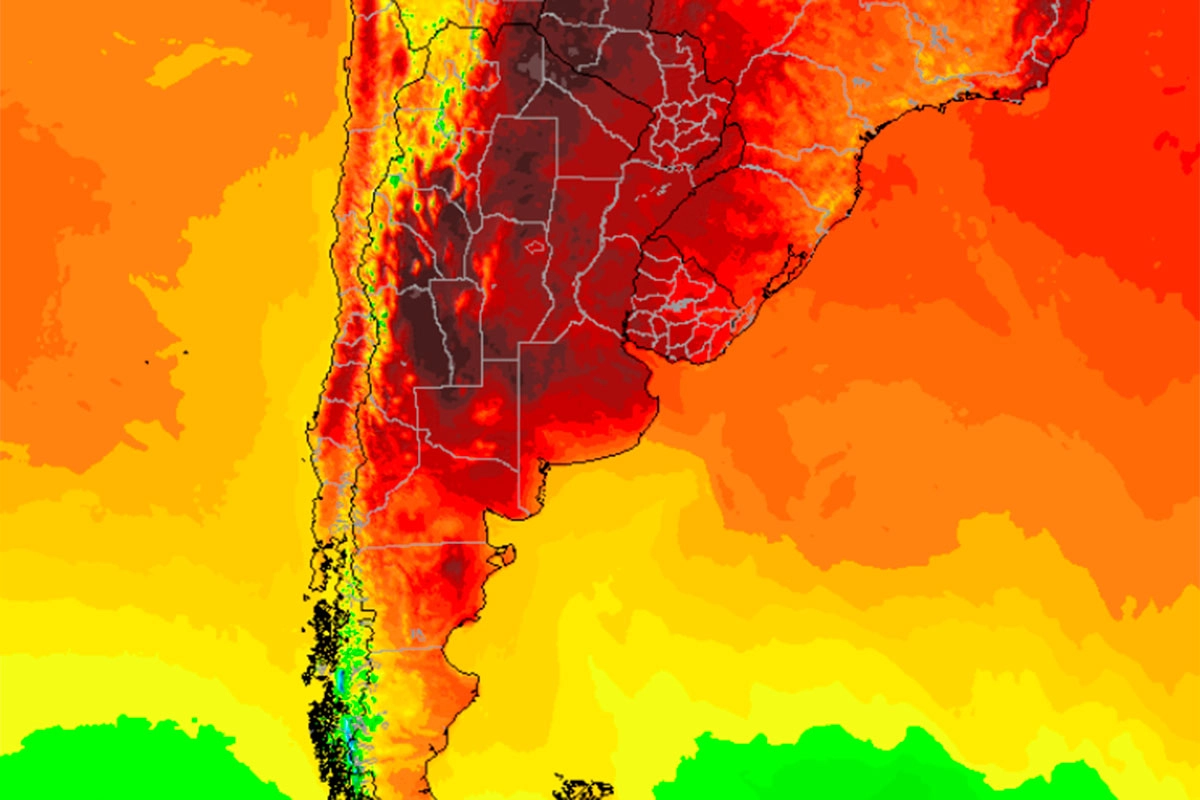 Anticiclón provocará una intensa ola de calor con temperaturas de hasta 43°C