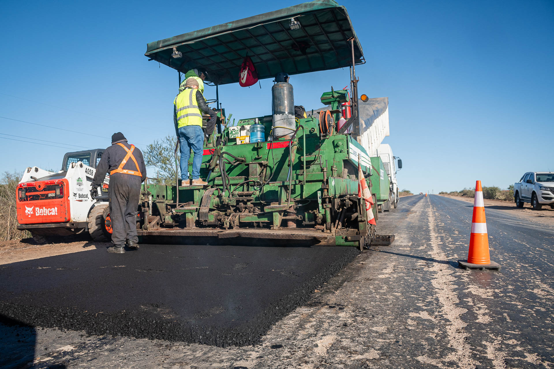 Avanza la repavimentación de la ruta provincial Nº39