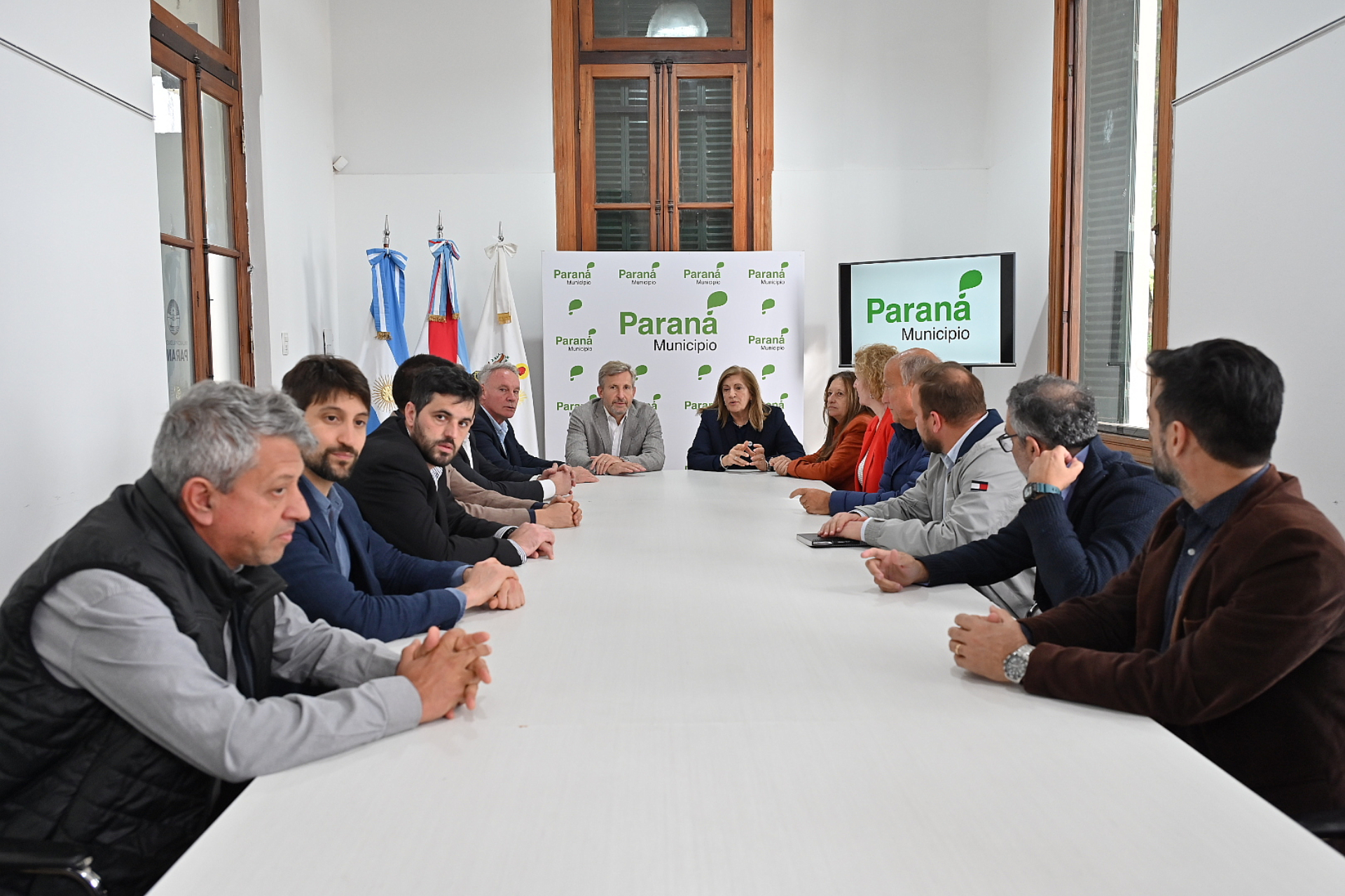 Trabajan en el traspaso de la obra sobre la ruta nacional 12 a la Municipalidad de Paraná