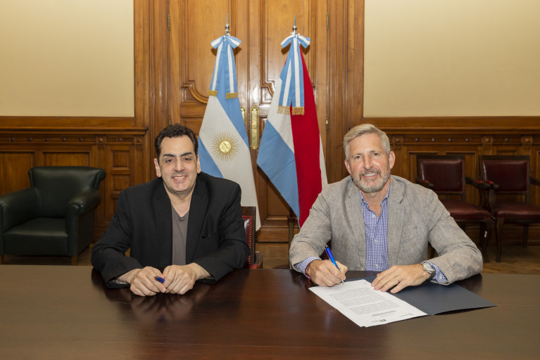 Frigerio firmó una carta de intención con Nación para restaurar y poner en valor el Palacio San José