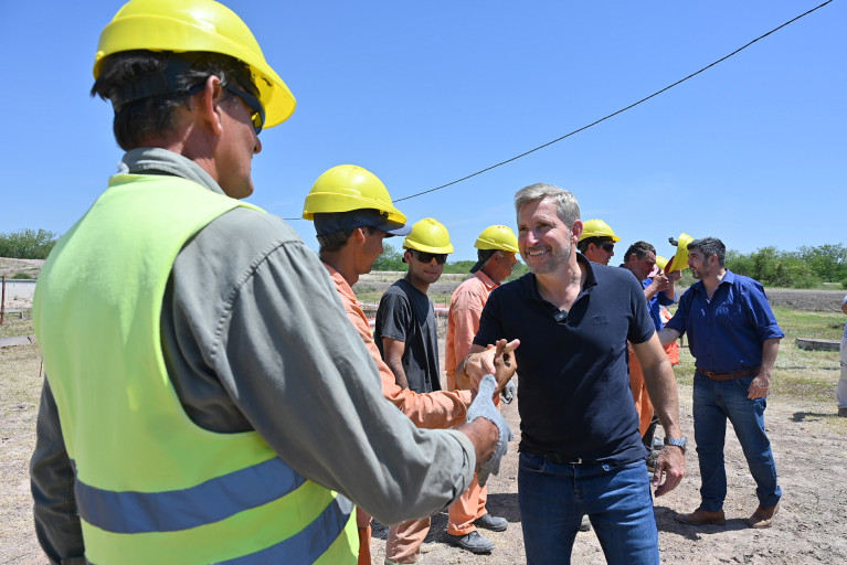 Frigerio destacó la obra en la ruta 20 para mejorar tránsito y producción en el departamento Villaguay