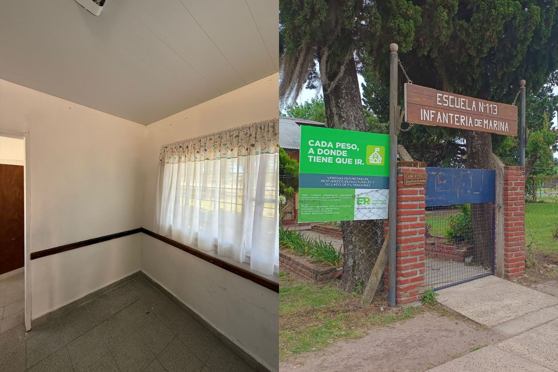 Continúa la reparación de edificios escolares en distintos departamentos entrerrianos