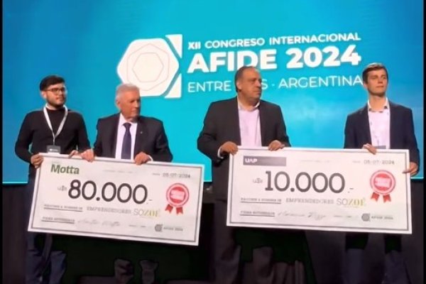 Grupo Motta realizó un nuevo apoyo económico a emprendedores de Sozoe Better Foods