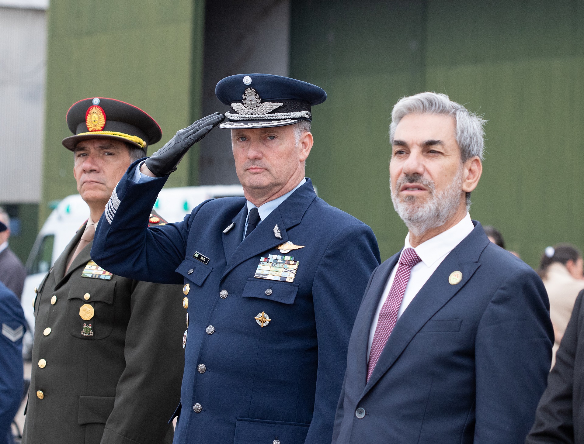 El gobierno provincial acompañó el 44° aniversario del Bautismo de Fuego de la Fuerza Aérea
